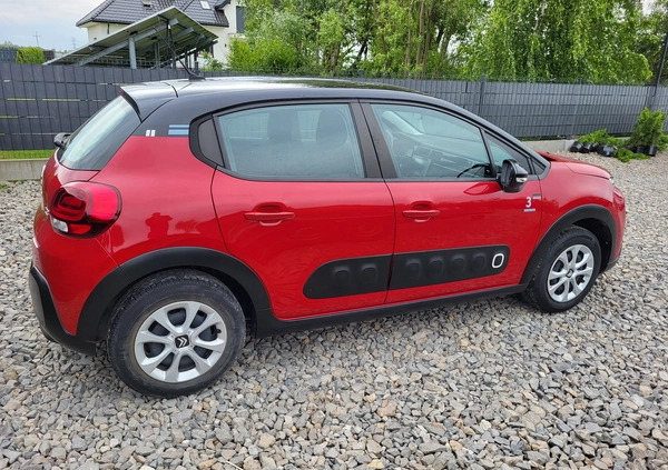 Citroen C3 cena 23500 przebieg: 94000, rok produkcji 2019 z Dobra małe 407